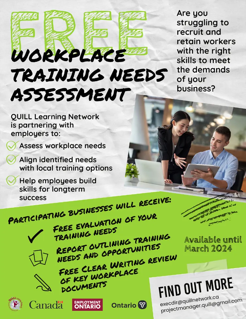 Workplace Training Needs Assessment